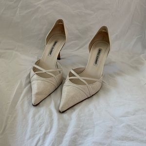 Beige Manolo Blahnik Heels